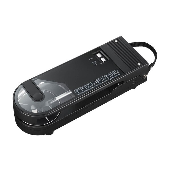 Audio-Technica AT-SB727-BK Sound Burger Compact Portable Turntable 