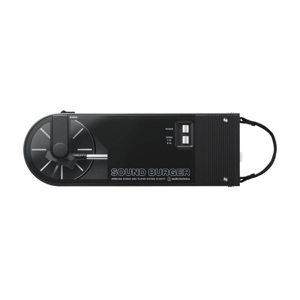 Audio-Technica AT-SB727-BK Sound Burger Compact Portable Turntable 