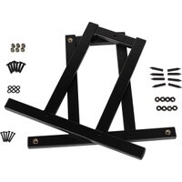 Dayton Audio OS-2HD Outrigger Speaker Spike Set Heavy Duty with Black Steel Base 2 Pcs