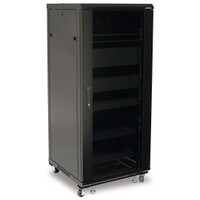 Sanus CFR2127-B1 27U Home Theater Component Rack System with Blanking Panels and Vented Shelves