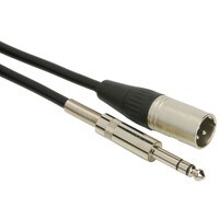 Talent PCXM10 Patch Cable XLR Male to 1/4&quot; TRS Male 10 ft.