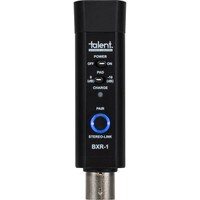 Talent BXR-1 XLR Bluetooth Audio Receiver with Rechargeable Battery and USB Cable