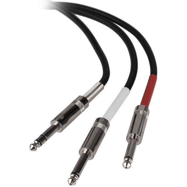 Cavo Audio Premium 3.5mm Stereo TRS Maschio – 6.35mm Mono TS Maschio – Scegli Lunghezza