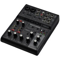 Yamaha AG06MK2 B 6-Channel Mixer/USB Interface for iOS/Mac/PC Black