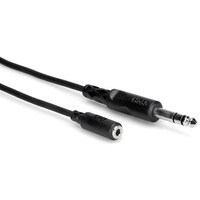 Hosa MHE-310 3.5mm TRS to 1/4&quot; TRS Headphone Adapter Cable 10 ft.