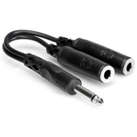 Hosa YPP-111 1/4&quot; TS Male to Dual 1/4&quot; TS Female Y Cable