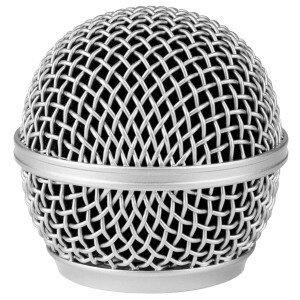 Mic Ball Head Mesh Grill, Black Microphone Mic Mesh Cover