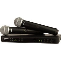 Shure BLX288/PG58 H10 Dual Wireless System with Two PG58 Handheld Microphone