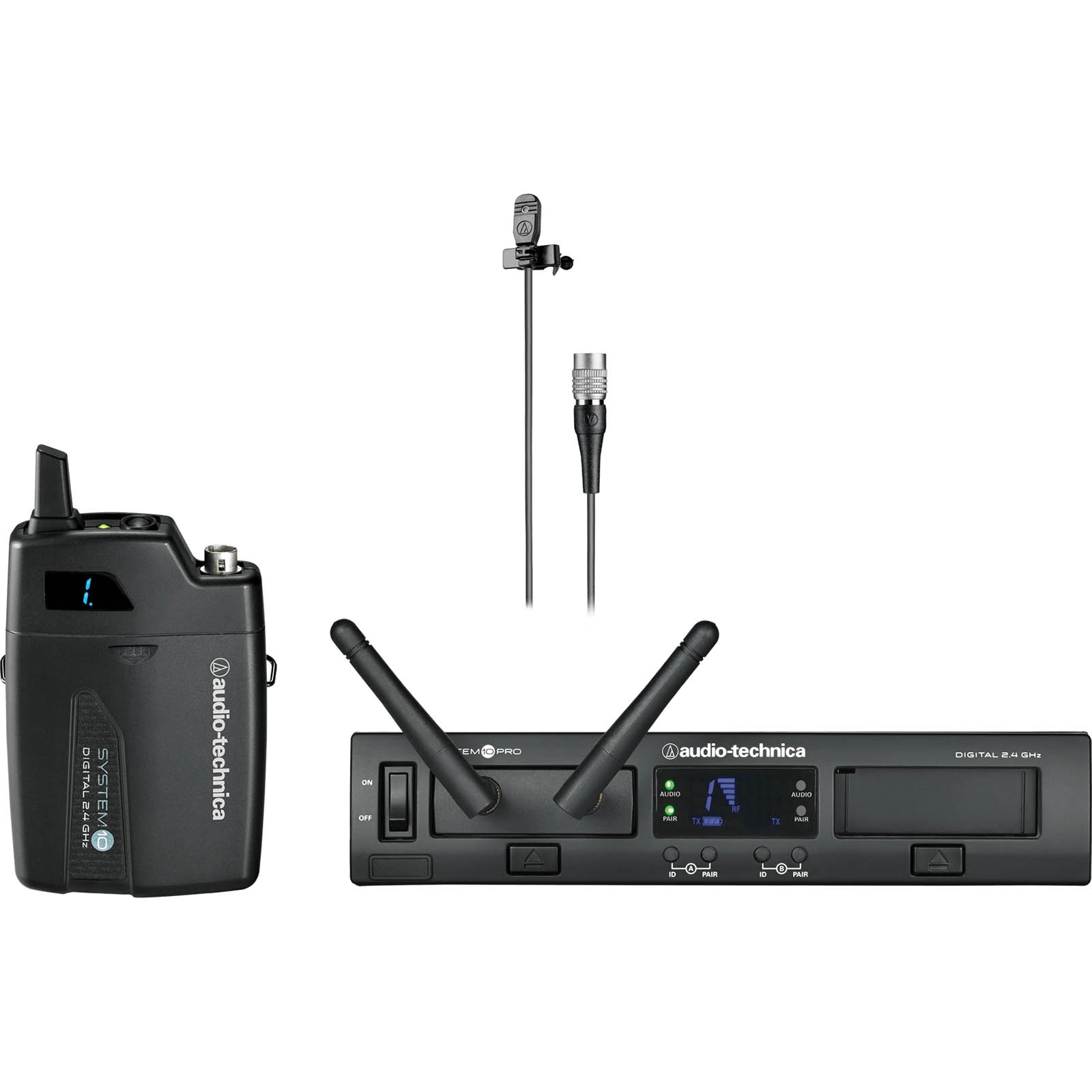 Audio-Technica ATW-1301/L System 10 PRO Digital Wireless Lavalier 
