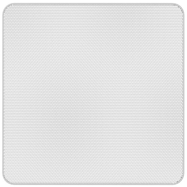 AtlasIED EGS43W Square Edgeless Grill for FAP43T-W White