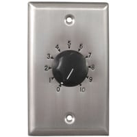 AtlasIED AT10 10W Auto Transformer Speaker Volume Control Stainless Steel