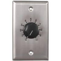 AtlasIED AT100 100W Auto Transformer Speaker Volume Control Stainless Steel