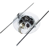 AtlasIED EZHD72W 8&quot; Pre-Assembled Ceiling Speaker Baffle