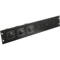 AtlasIED ATPLATE-052 Attenuator Rack Mounting Plate Holds up to 6 Attenuators