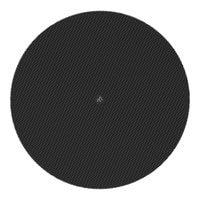 AtlasIED FC-4RG-B 4&quot; Round Magnetic Grilles for IsoFlare Ceiling Speakers, Black