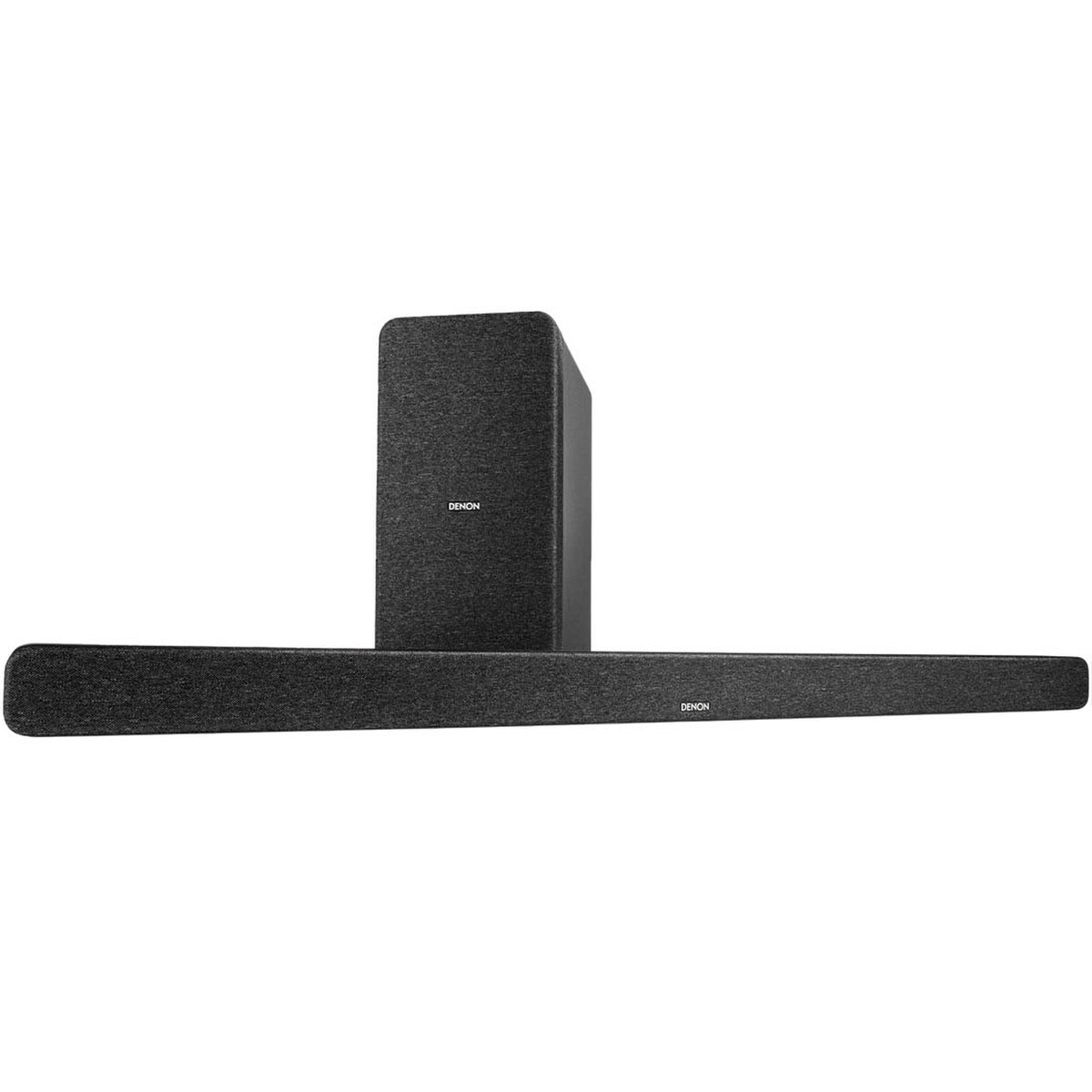 Denon DHT-S517 Sound Bar for TV with Wireless Subwoofer (2022 Model), 3D Surround Sound, Dolby Atmos, HDMI eARC Compatibility, Wireless Music Streaming via Bluetooth, Quick Setup, Wall-Mountable,Black