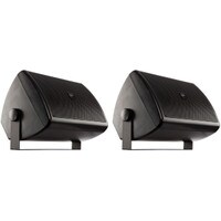 QSC AC-S6T-BK 6-1/2&quot; Two-Way Surface Mount Speaker Pair 70V / 100V / 8 Ohm - Black