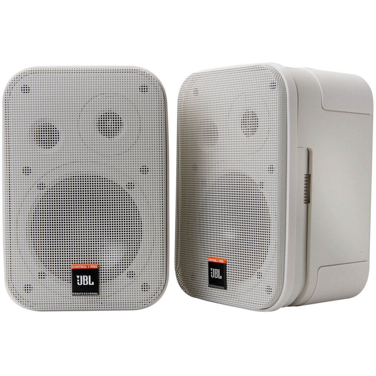 Beskrivelse Rædsel maksimum JBL Control 1 Pro-W 5-1/4" 2-Way Shielded Speaker Pair White