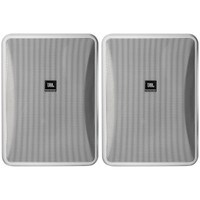 JBL Control 28-1 8&quot; 2-Way Indoor/Outdoor Speaker Pair 70V / 100V / 8 Ohm - Black