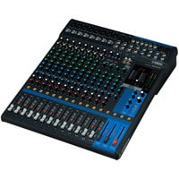 Yamaha MG16XU 16 Channel 6-Bus USB Stereo Mixing Console with SPX Effects &amp; 12RU Rack Mount Kit