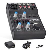 Pyle PAD20MXU 5 Channel Mixer with USB Interface