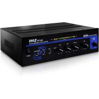 Pyle PT110 80W AC/DC PA Mono Amplifier w/ 70V Out &amp; Talkover