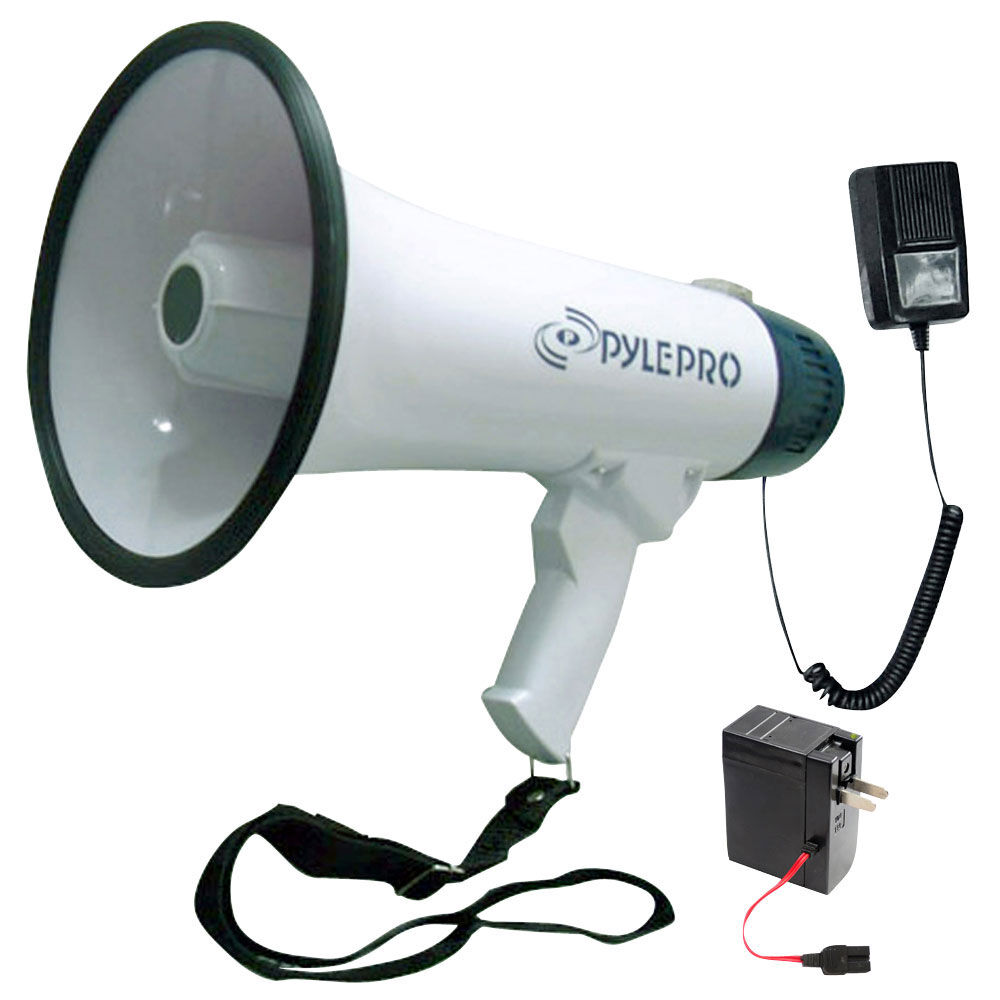 with Built-in Siren CA-PMP45R 40 Watts Adjustable Volume Control & Rechargeable Battery 10 Sec Record Ideal Jovial Megaphone Speaker PA Bullhorn 