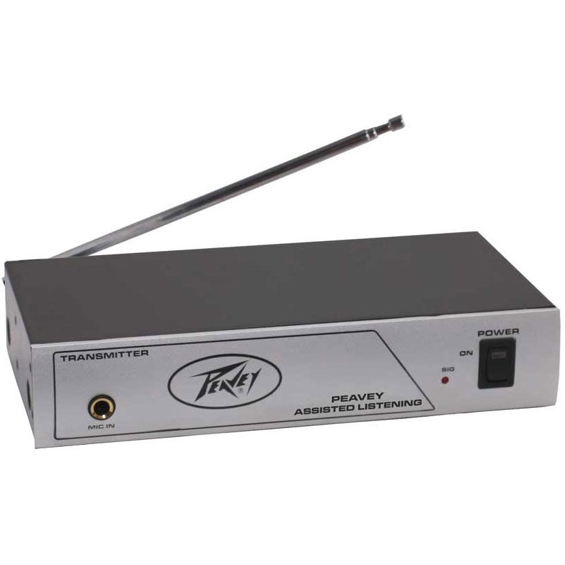 Peavey Assisted Listening System – 75,9 MHz Hörhilfe Mit Sender Und 4 Empfängern