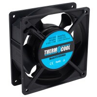 Thermocool 110 VAC Muffin Cooling Fan 120 x 38mm Ball Bearing 72 CFM