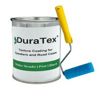 Acry-Tech DuraTex Black 1 Pint Roller Grade Cabinet Texture Coating Kit with Textured 3&quot; Roller