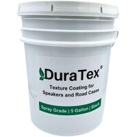 Acry-Tech DuraTex Black 5 Gallon Spray Grade Speaker Cabinet Coating