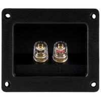 Speaker Terminal Cup Gold Insulated 5-Way Binding Post Banana Jack