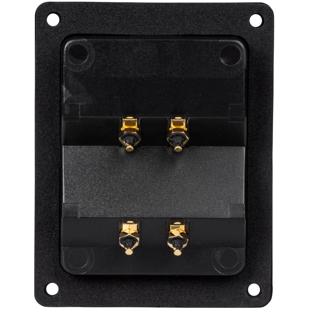 Parts Express Bi-Amp Speaker Terminal Cup Gold Binding Post Banana Jack
