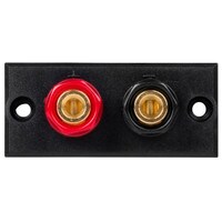 Parts Express Gold Binding Post Banana Jack 5-Way Speaker Terminal