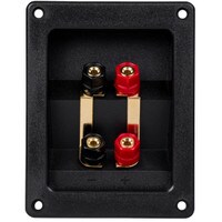 Parts Express Gold Plated Bi-Amp Speaker Wire Terminal Cup Binding Post Banana Jack