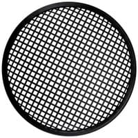 12&quot; Waffle Style Black Steel Speaker Grille with Rubber Edge