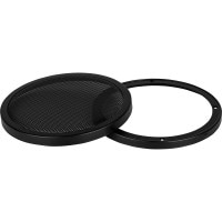 Parts Express Steel Mesh 2-Piece Grille for 8&quot; Speaker Black