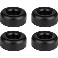 4-Pack Rubber Cabinet Feet 2.5&quot; Dia. x 1&quot; H