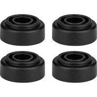 4-Pack Rubber Cabinet Feet 1.125&quot; Dia. x 0.5&quot; H