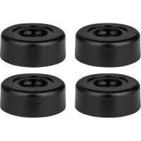 4-Pack Rubber Cabinet Feet 1&quot; Dia. x 0.375&quot; H