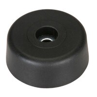 Penn-Elcom F1686 Rubber Cabinet Foot 1.57&quot; Dia. x 0.61&quot; H