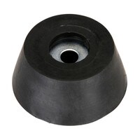 Penn-Elcom F1615 Rubber Cabinet Foot 1.7&quot; Dia. x 0.75&quot; H