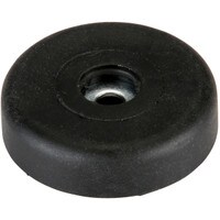 Penn-Elcom F1687 Rubber Cabinet Foot 1.5&quot; Dia. x 0.375&quot; H