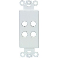Decora Type Insert Four Hole White