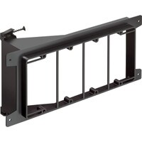 Arlington Industries LVS4 4-Gang Screw On Low Voltage Mounting Bracket for New Construction