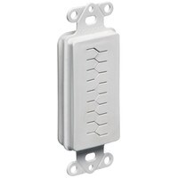 Arlington Industries CED130 Decora-Type Cable Entry Device w/ Slotted Cover