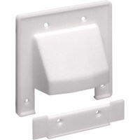 Arlington Industries CER2 2-Gang Reversible 2-Piece Low Voltage Cable Entrance Plate