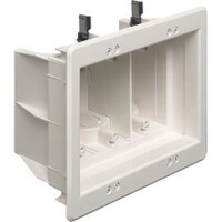 Arlington Industries DVFR3W 3-Gang Recessed Indoor High/Low Voltage InBox New/Retrofit Construction