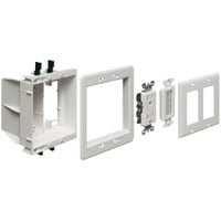 Arlington Industries TVBU505K 2-Gang Recessed Power and Low Voltage TV Box Kit