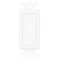 DataComm 45-0016-WH Decor Insert withFlexible Opening - White